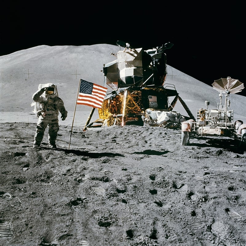 First moon landing